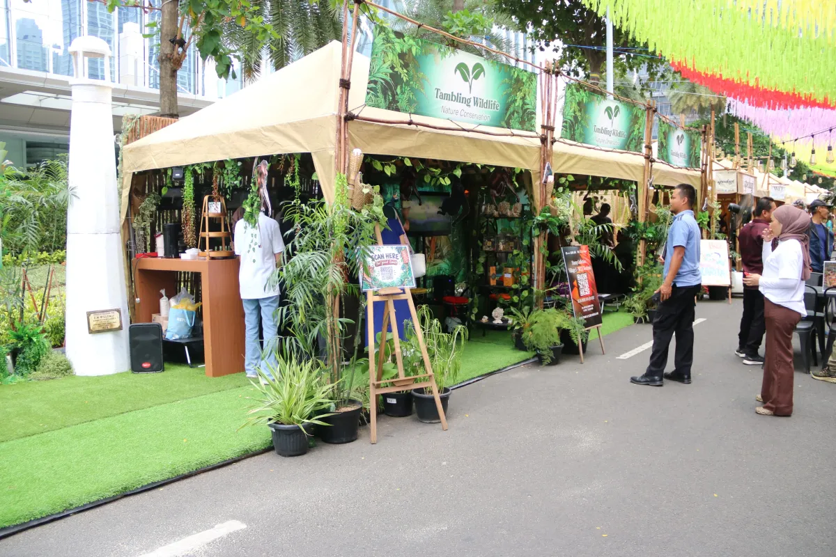 Suasana Pasar Wiwitan di SCBD Jakarta dalam ajang The 5th World Conference on Creative Economy (WCCE) 2026. (dok Warta Lentera)